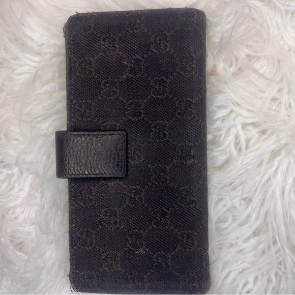 Gucci Black Monogram Clutch - Picture 7 of 7